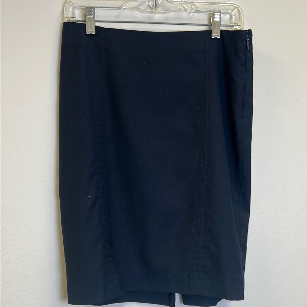 The Limited Elegant Navy Blue Pencil Skirt